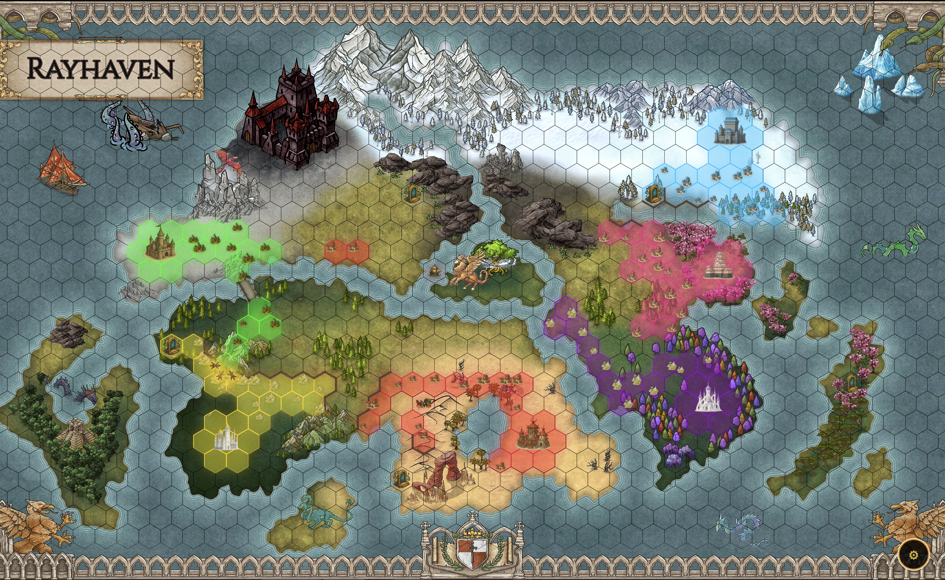 Conquest of Rayhaven Game Progression
